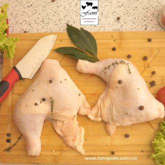 Pierna Pernil de Pollo Marinado con rabadilla x libra