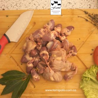 Mollejas y Corazones de Pollo x Libra