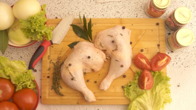 Pernil de Pollo Marinado sin rabadilla x libra
