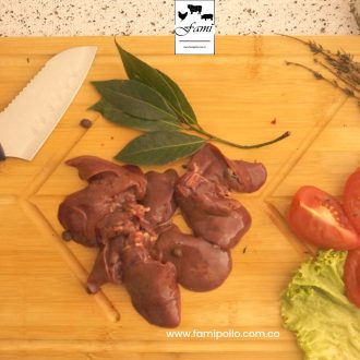 Higados de pollo x libra